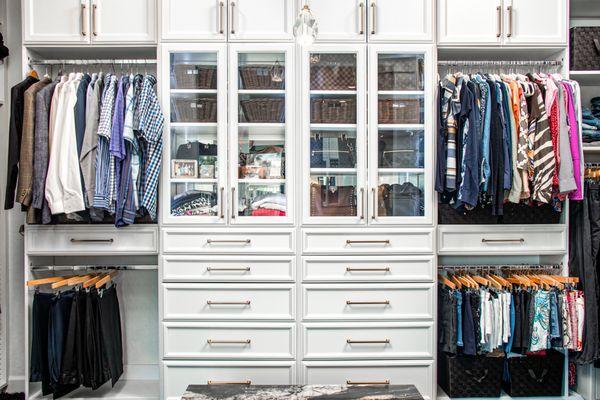 White Walk In Closet