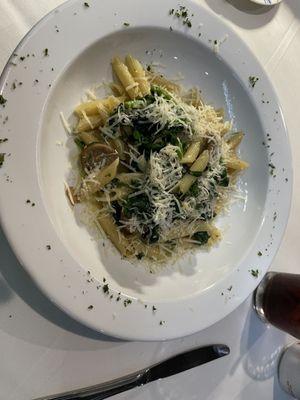 Penne with broccoli rabe and sausage