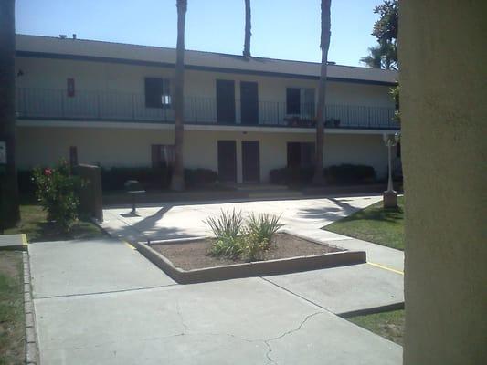 Courtyard, from Northwest corner.