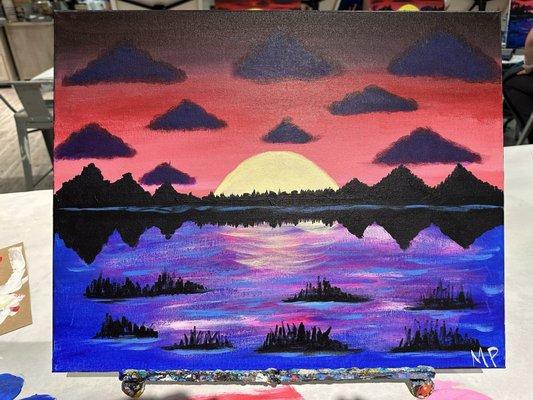 "Purple Sunset"