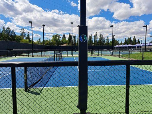 Pickleball courts at Johnson Ranch Sports Club South (pickleball complex)