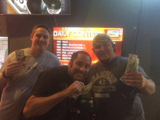 Golden Tee Tournament winners!