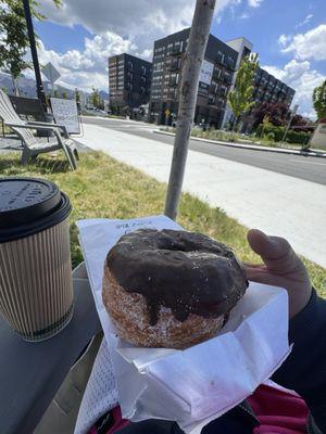 Cronut and coffee