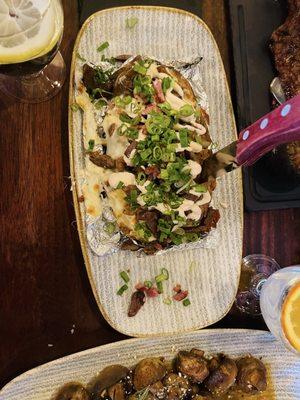 Giant loaded baked potato