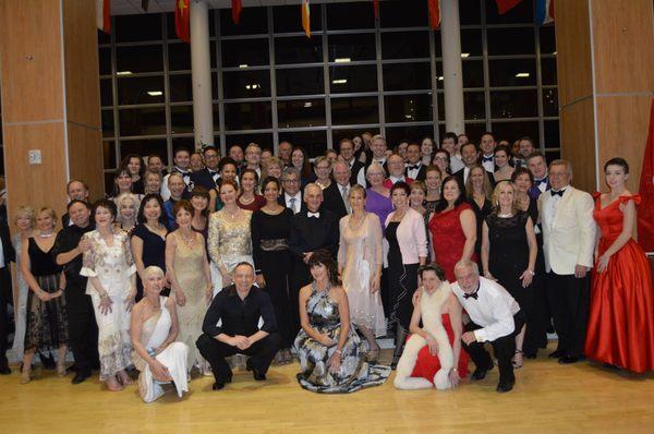 BallroomUtah students and staff at the 2017 Vienna Ball