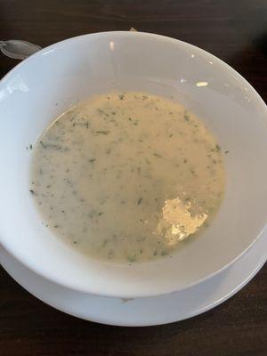 Chłodnik (cucumber soup)