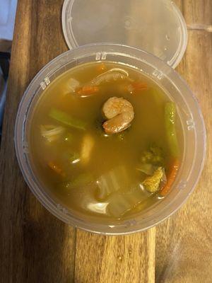 Thom yum soup