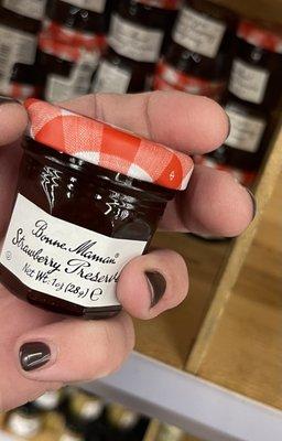 Cutest little strawberry Bonne Maman preserves