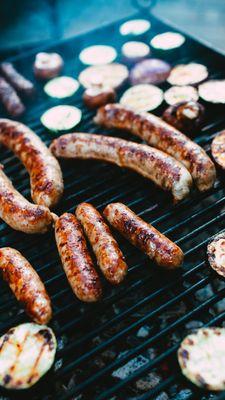 Mannino's Market has over 18 types of homemade sausages and brauts.