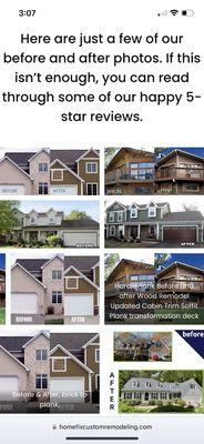 I work with Home Fix Custom Remodeling.We're offering information and pricing on windows, doors, roofing.