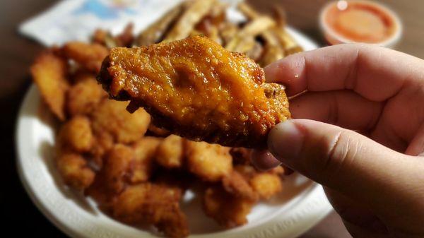 Garlic parmesan wing