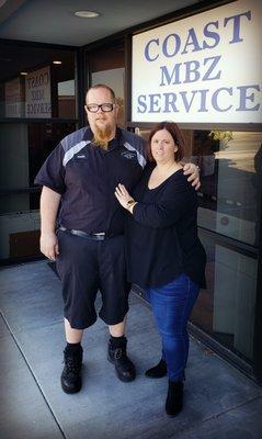 Owner's, Justin and Regina. We are locally owned and involved with the community.