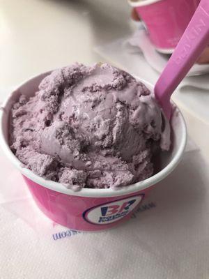 Oregon blackberry ice cream