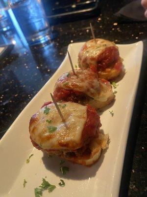 Meatball sliders - delicious