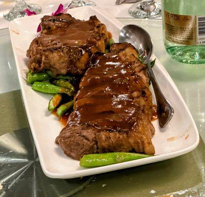 Grilled New York Strip & Asparagus