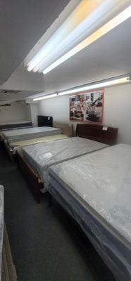 Full, Queen bed frames and matress available. We do offer King size on some models