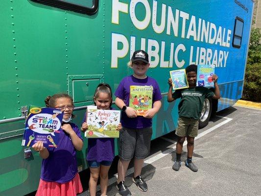 Fountaindale library book mobile outing