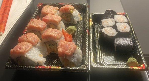 8 Spice Girl Roll, 6 Shrimp Roll