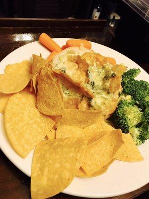 Spinach Artichoke Dip in a Bread Bowl