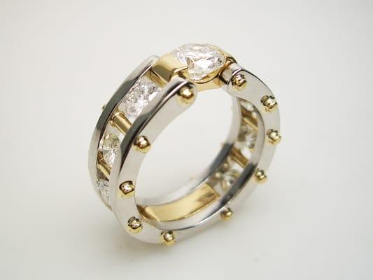 Franzetti Design Custom Diamond Ring