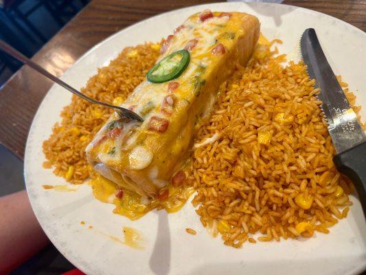 Classic Chimichanga: chicken