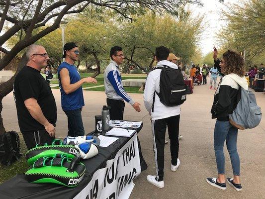 Growing the Muay Thai community at the ASU Polytech campus.