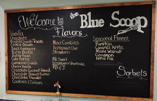 Available Flavors as of 11/1/21