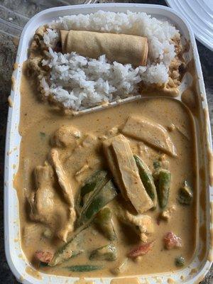 Thai Red Curry Lunch- Chicken