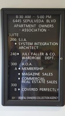 Only three floors mainly of suites used for meetings and seminars. #VanNuys #AOA #SFV