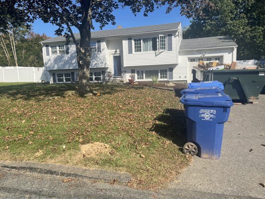 Garbage at the curb every Tuesday morning. Pick up supposed to be every Wednesday.