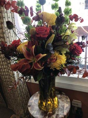 My 99 year old mother in-law received this bouquet for her birthday. She said that it is the most beautiful bouquet she has ever seen. Them