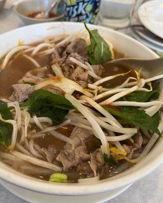 Beef brisket pho