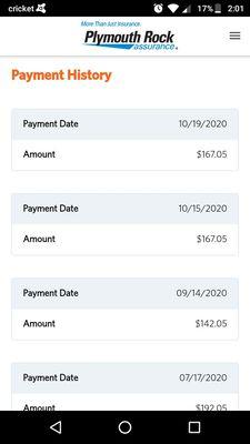 Example of proof that I paid in advance and they decided to charge again three days later.