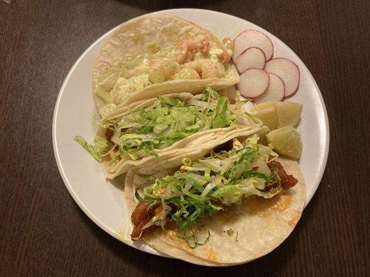 Camarón Taco and Pescado Tacos for Taco Tuesday