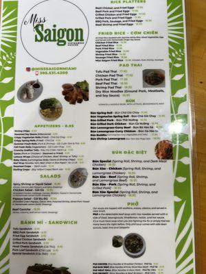 Page 1 of the menu