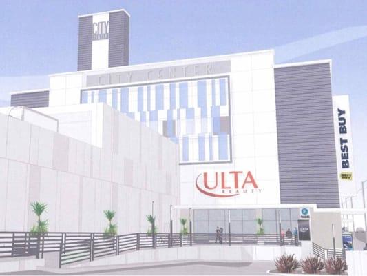 A rendering of Ulta's proposed store in City Center.