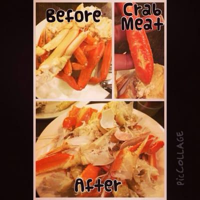 Amazing crab legs