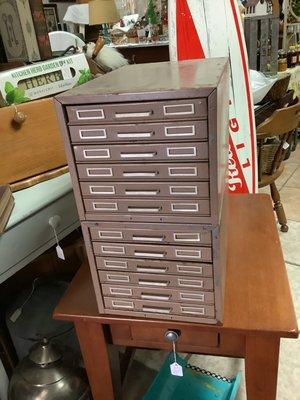 Vintage metal file cabinets