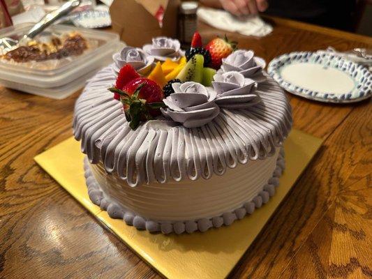 Taro pudding cake