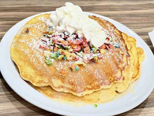 Fruity Pebbles Enzo's Cereal Pancakes