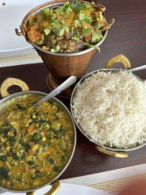 Dal Tadka (V), Balti Beigan (V)