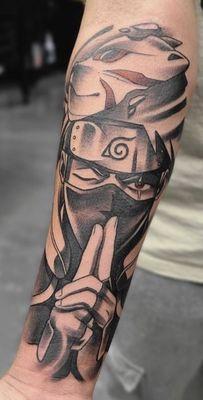 Fun anime tattoo by Big Toonz