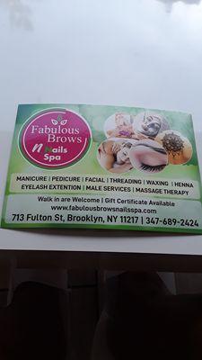 Fabulous Brows & Nails Spa