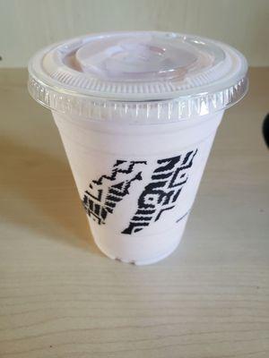 The free premium (Strawberry) Birthday Shake!