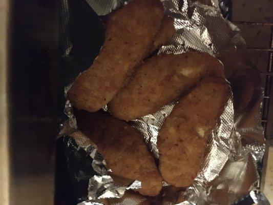 5 beyond chicken tenders, I had to reheat they were so cold