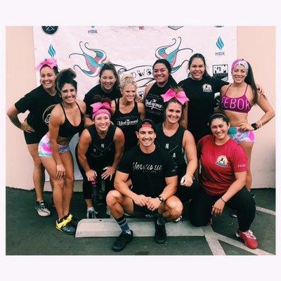 Ladies from DTSA representing at Barbells and Bows.