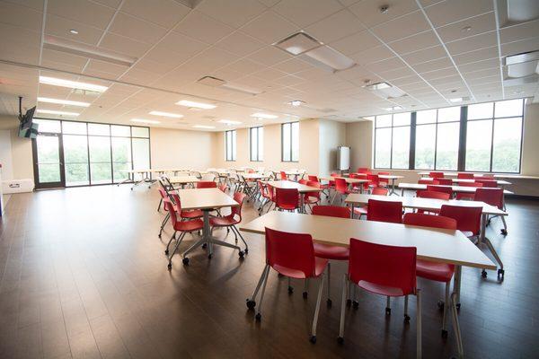 Teaching kitchen - plenty of space for classes, seminars, and luncheons!