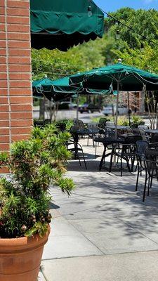 Outdoor dining area