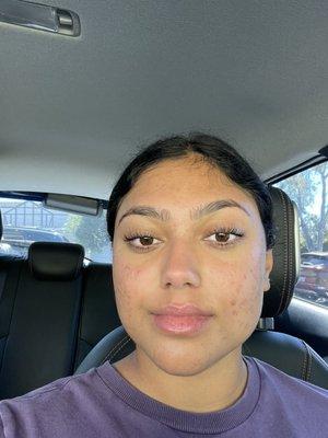 after picture  (lash lift & tint)