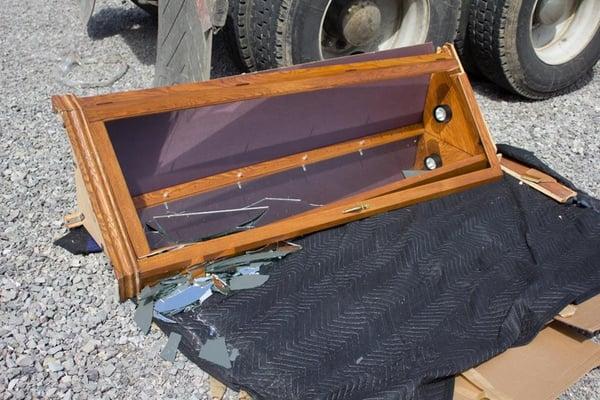 Smashed Curio Cabinet